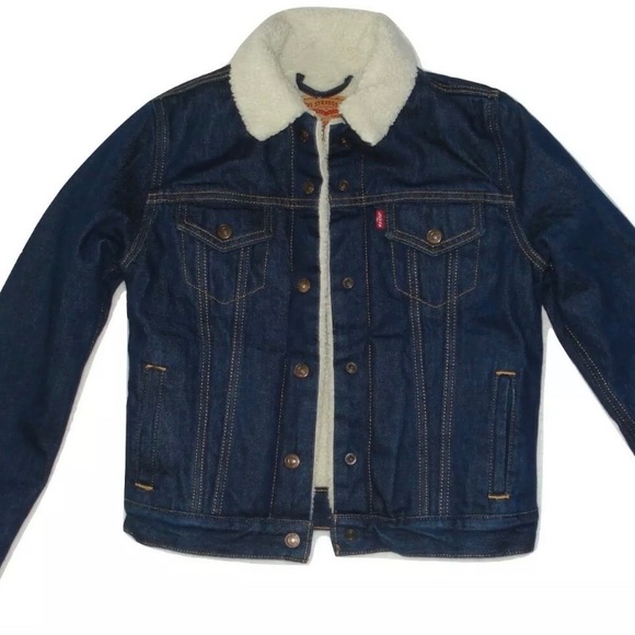 Levi's Jackets & Blazers - Levi's Original Sherpa Trucker Denim Jacket